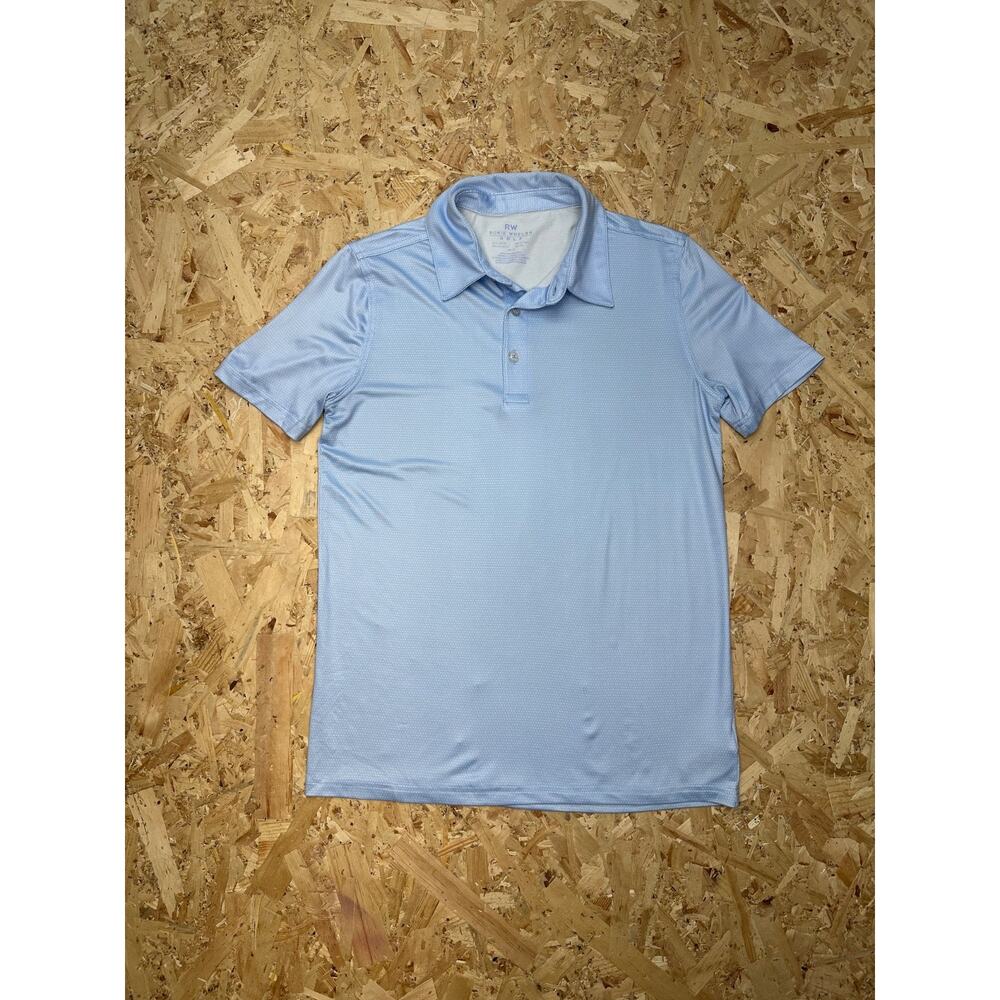 Rorie Whelan Golf Youth Blue Short Sleeve Polo Sz L 10/12